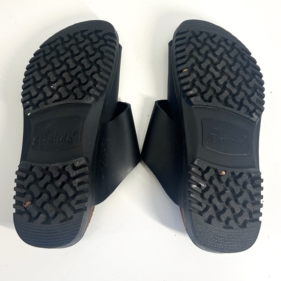 Betula by Birkenstock Black Slip On Clogs Sandals Size 7 - Picture 7 of 8